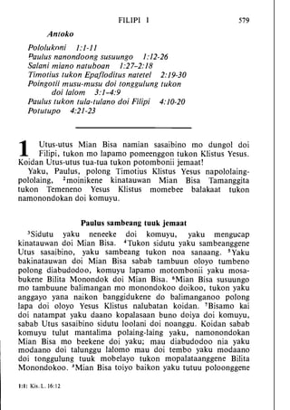 Banggai bible   new testament