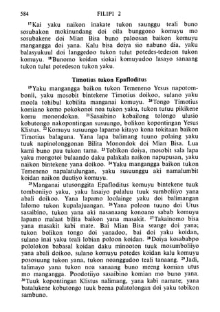Banggai bible   new testament