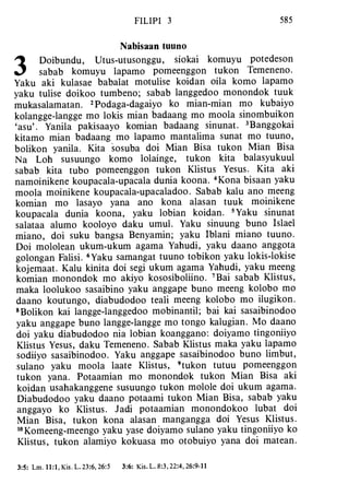 Banggai bible   new testament