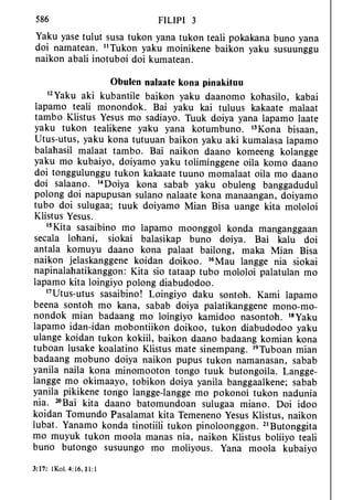 Banggai bible   new testament