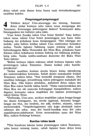 Banggai bible   new testament