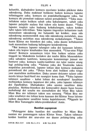 Banggai bible   new testament