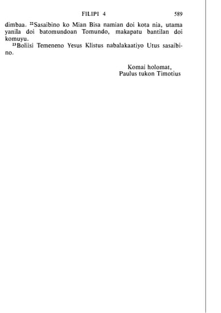 Banggai bible   new testament