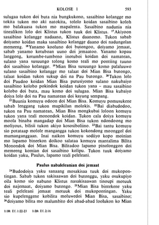 Banggai bible   new testament