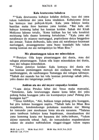 Banggai bible   new testament