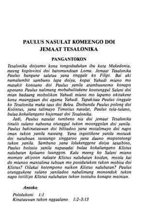 Banggai bible   new testament