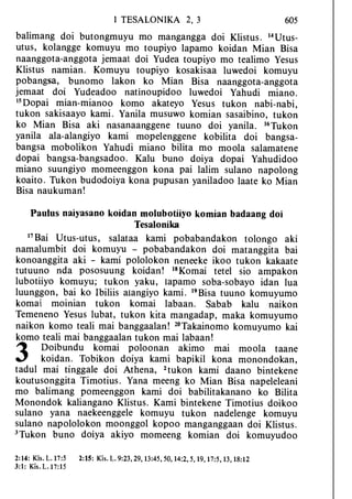 Banggai bible   new testament