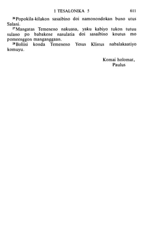 Banggai bible   new testament