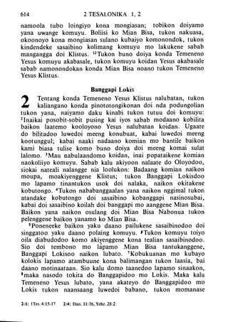 Banggai bible   new testament