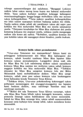 Banggai bible   new testament