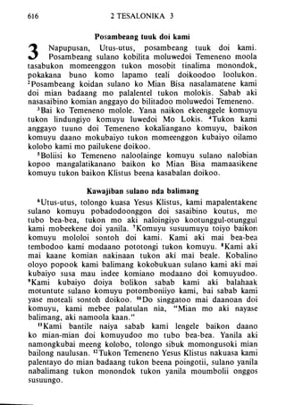 Banggai bible   new testament