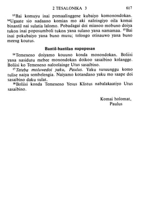 Banggai bible   new testament