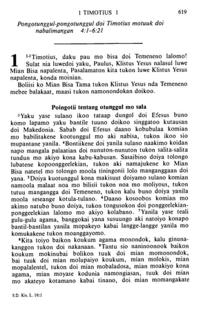 Banggai bible   new testament