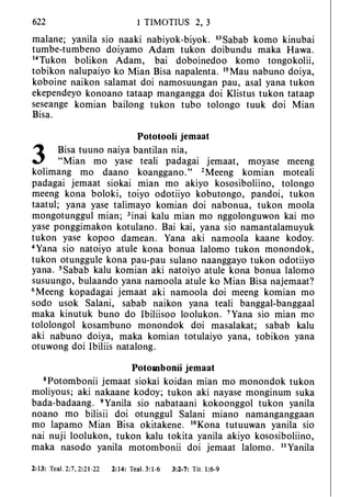 Banggai bible   new testament