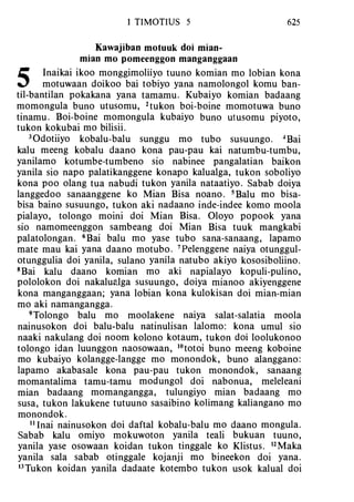 Banggai bible   new testament