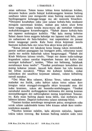 Banggai bible   new testament