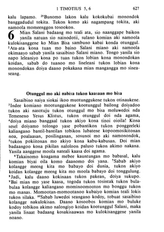 Banggai bible   new testament