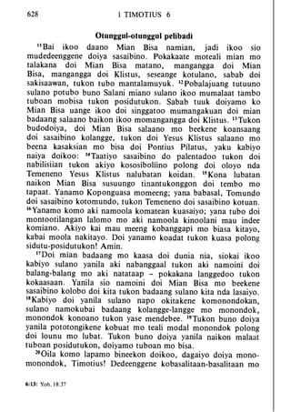 Banggai bible   new testament