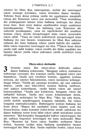 Banggai bible   new testament