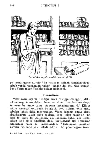 Banggai bible   new testament