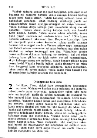 Banggai bible   new testament