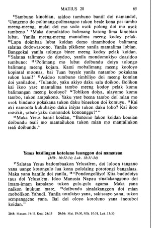 Banggai bible   new testament