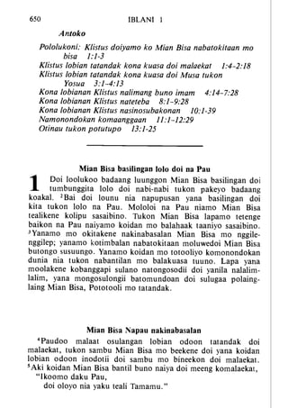 Banggai bible   new testament