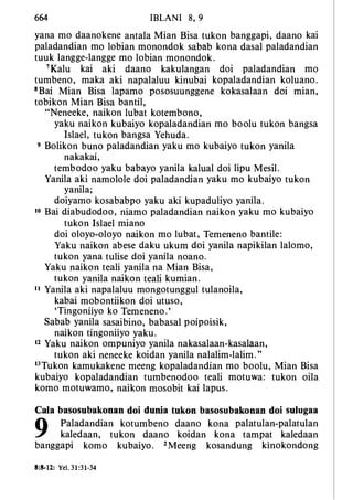 Banggai bible   new testament