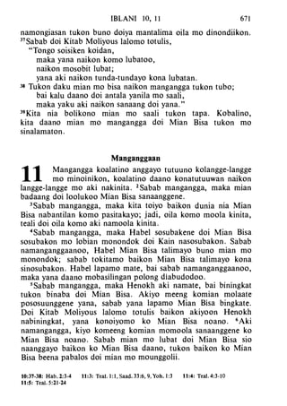 Banggai bible   new testament