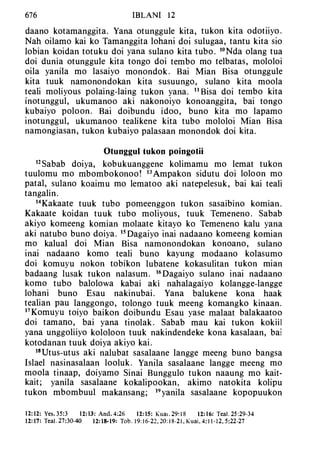 Banggai bible   new testament