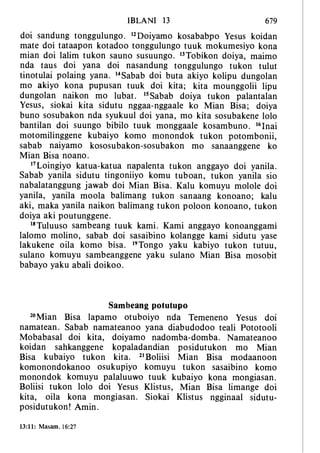 Banggai bible   new testament
