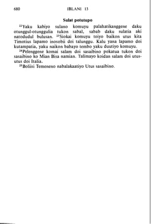 Banggai bible   new testament