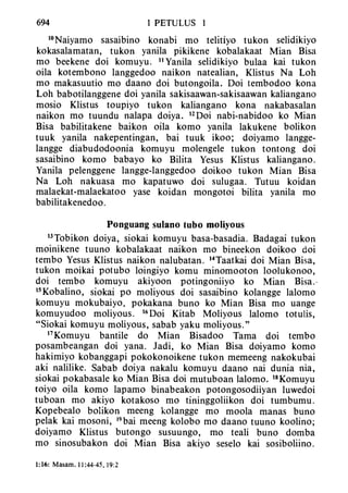 Banggai bible   new testament