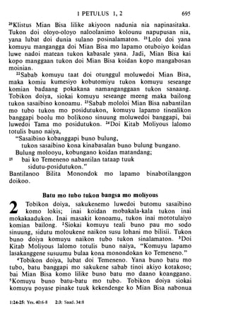 Banggai bible   new testament