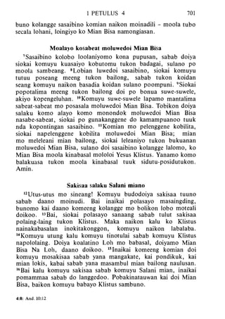 Banggai bible   new testament