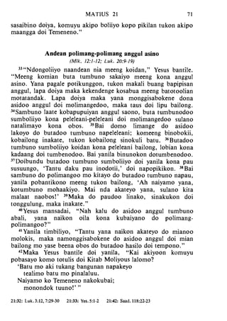 Banggai bible   new testament