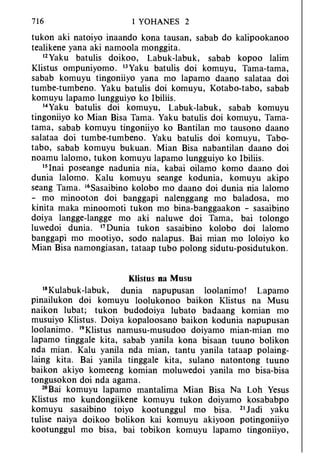 Banggai bible   new testament