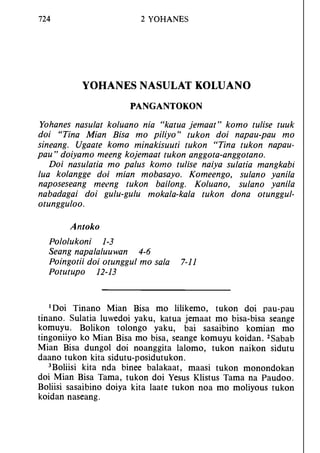 Banggai bible   new testament