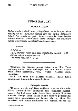 Banggai bible   new testament