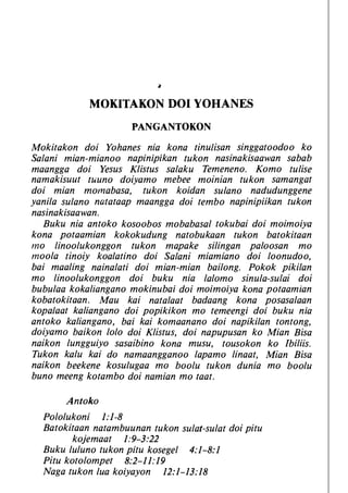 Banggai bible   new testament