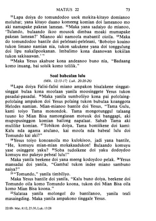 Banggai bible   new testament