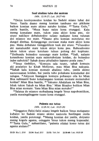 Banggai bible   new testament