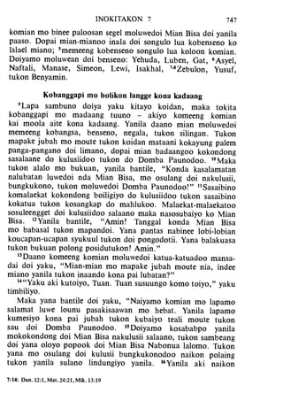 Banggai bible   new testament