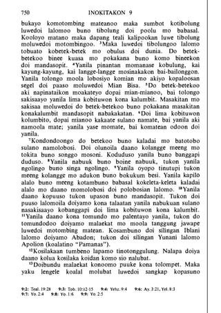 Banggai bible   new testament