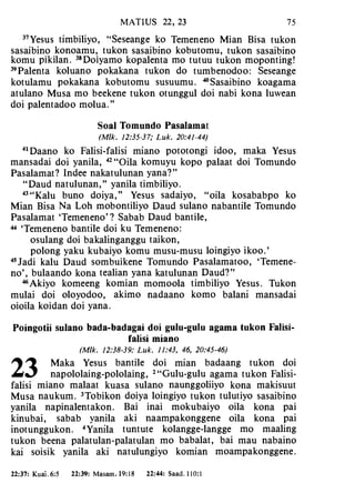 Banggai bible   new testament