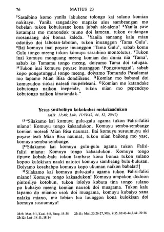 Banggai bible   new testament