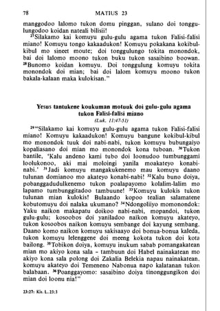 Banggai bible   new testament