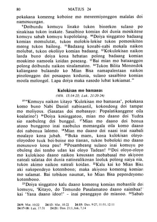 Banggai bible   new testament