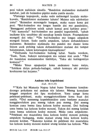 Banggai bible   new testament
