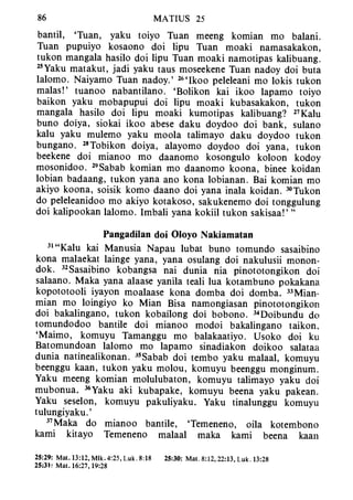Banggai bible   new testament